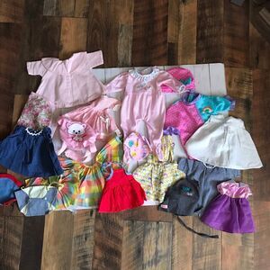 Doll Clothes lot miscellaneous our generation-baby doll different sizes